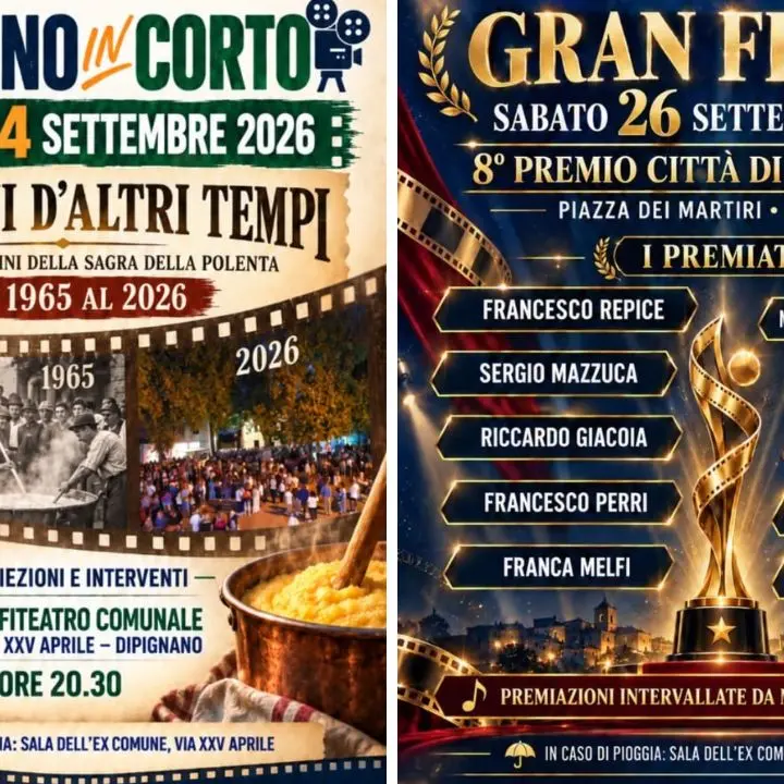 Dipignano celebra i piccoli borghi con cortometraggi, memoria e Premio Città\n