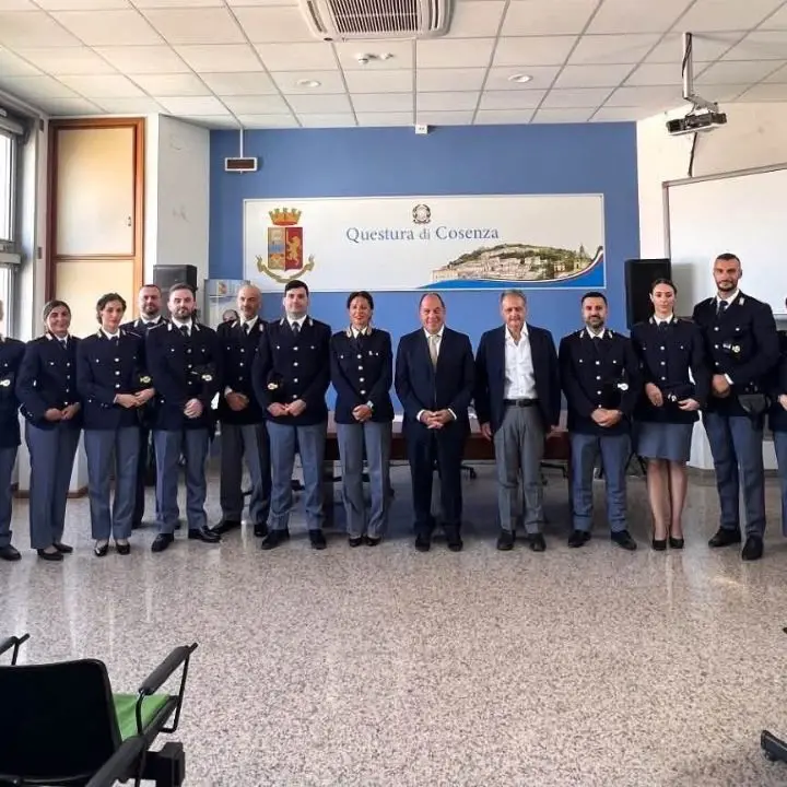Cosenza, 35 nuovi agenti in Questura e nei Commissariati: diciassette destinati a Diamante\n