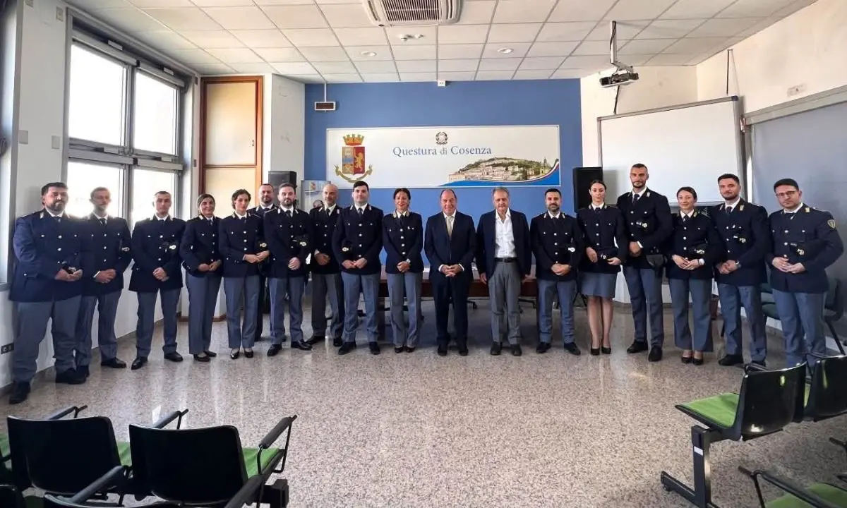 Cosenza, 35 nuovi agenti in Questura e nei Commissariati: diciassette destinati a Diamante\n