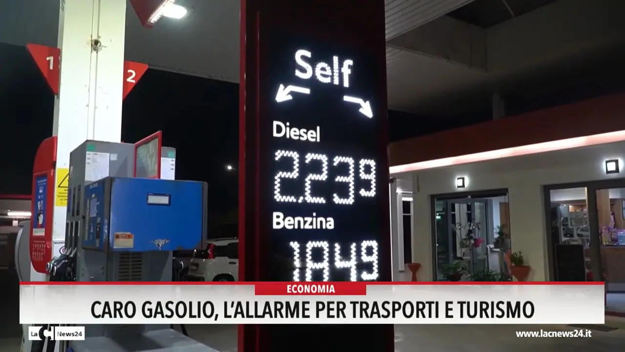 Caro gasolio, l'allarme per trasporti e turismo