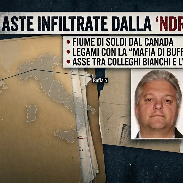 Aste infiltrate dalla ’ndrangheta, il fiume di soldi dal Canada e il filo che porta alla “mafia di Buffalo” nelle carte della Dda\n