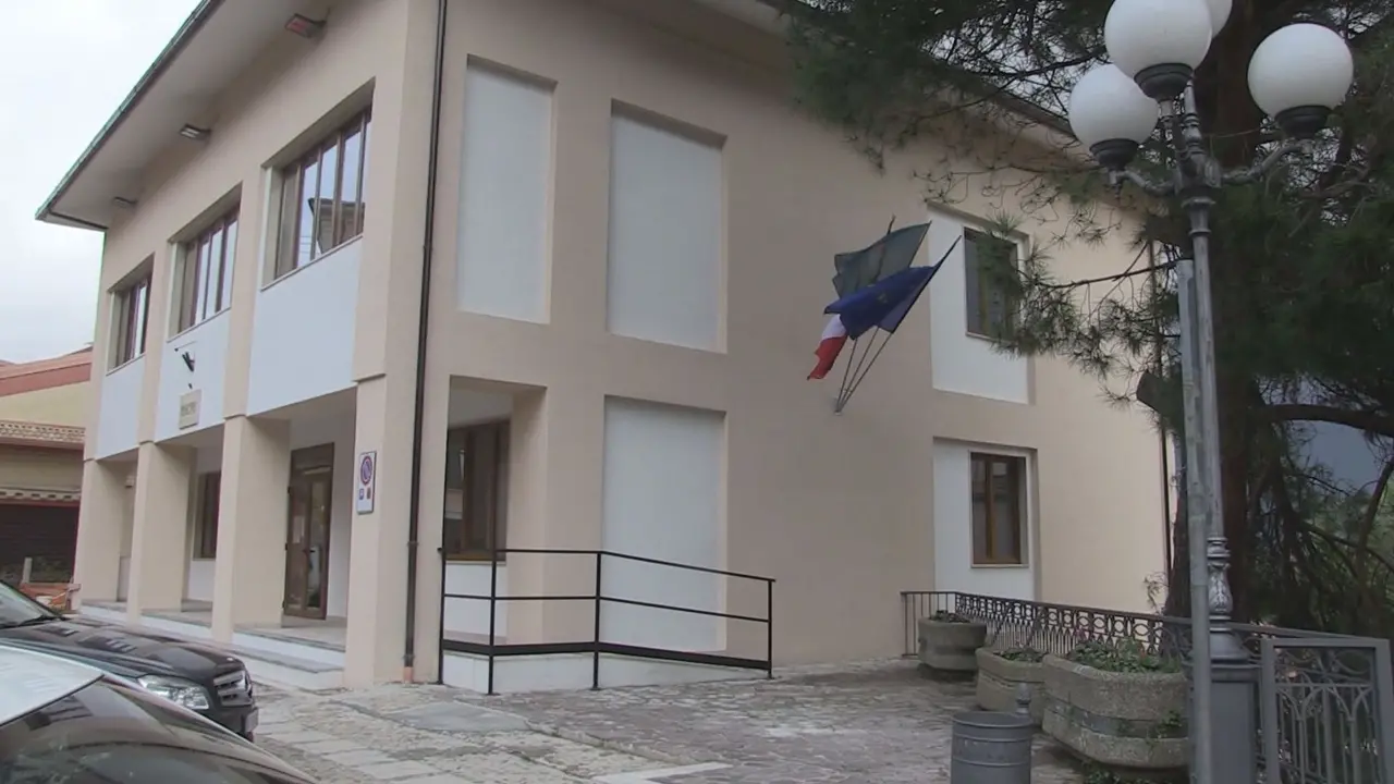 La sede del Municipio di Carolei