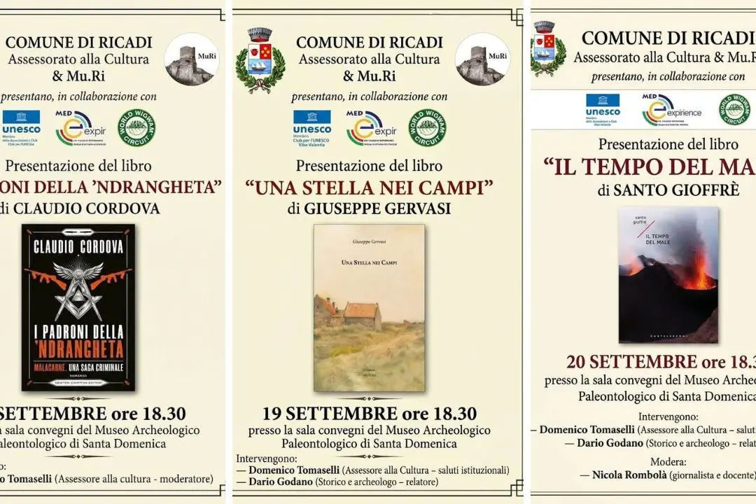 La presentazione dei tre eventi