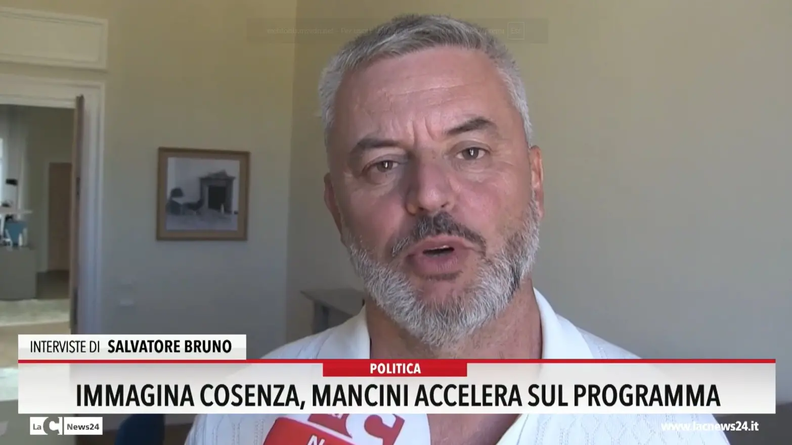 Immagina Cosenza, Mancini accelera sul programma