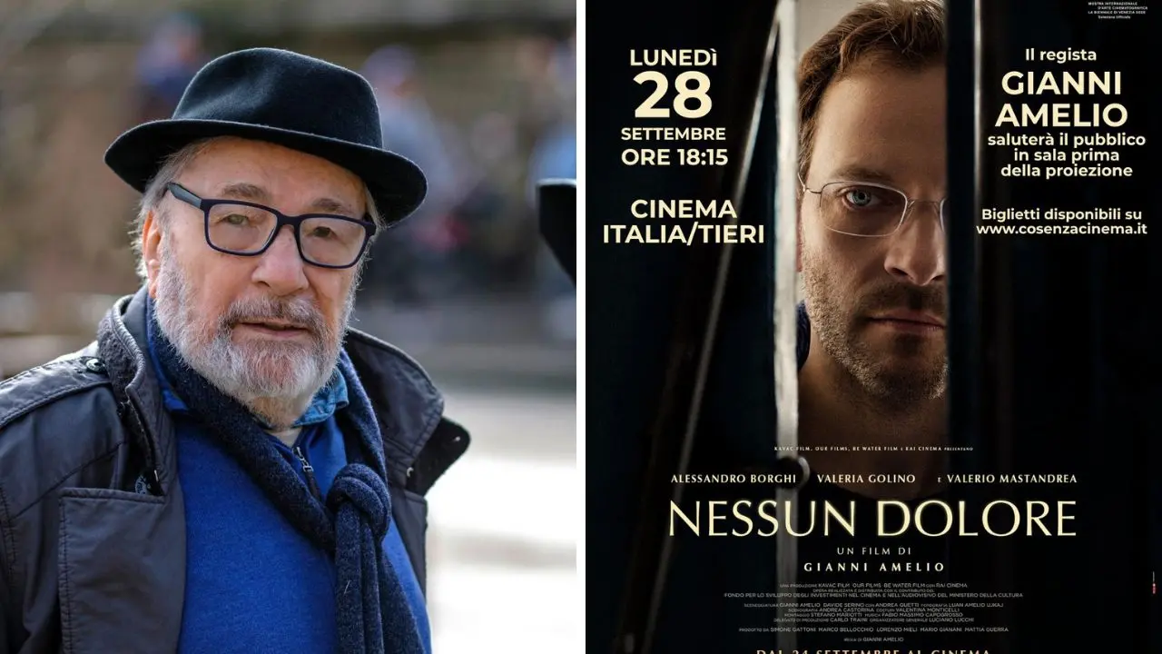 “Nessun Dolore”, Gianni Amelio il 24 settembre al cinema Italia di Cosenza per presentare il suo ultimo film\n