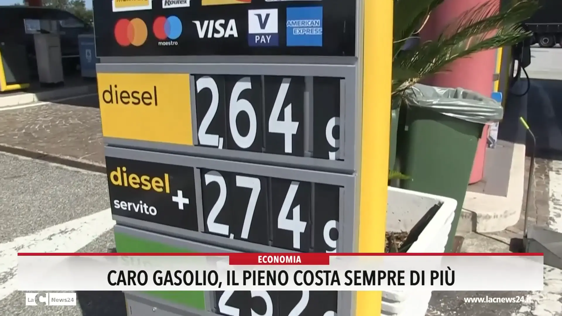Caro benzina, il pieno costa sempre di più