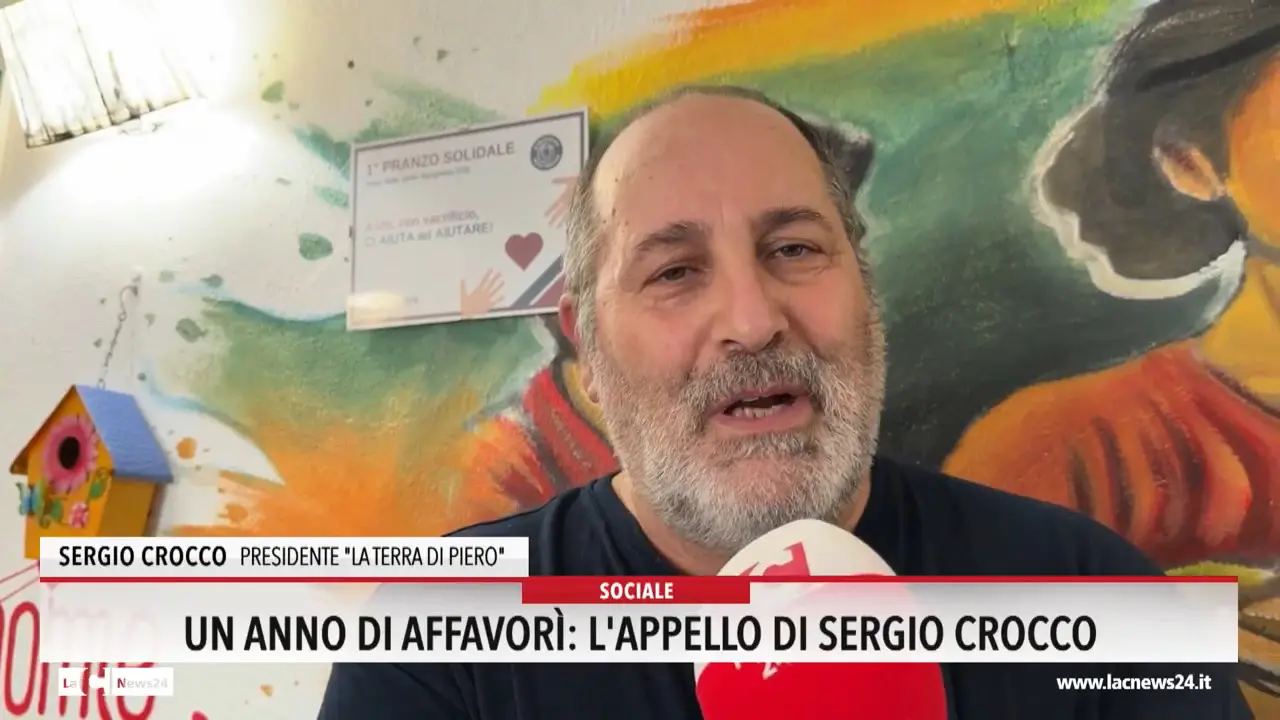 Un anno di Affavorì: l'appello di Sergio Crocco