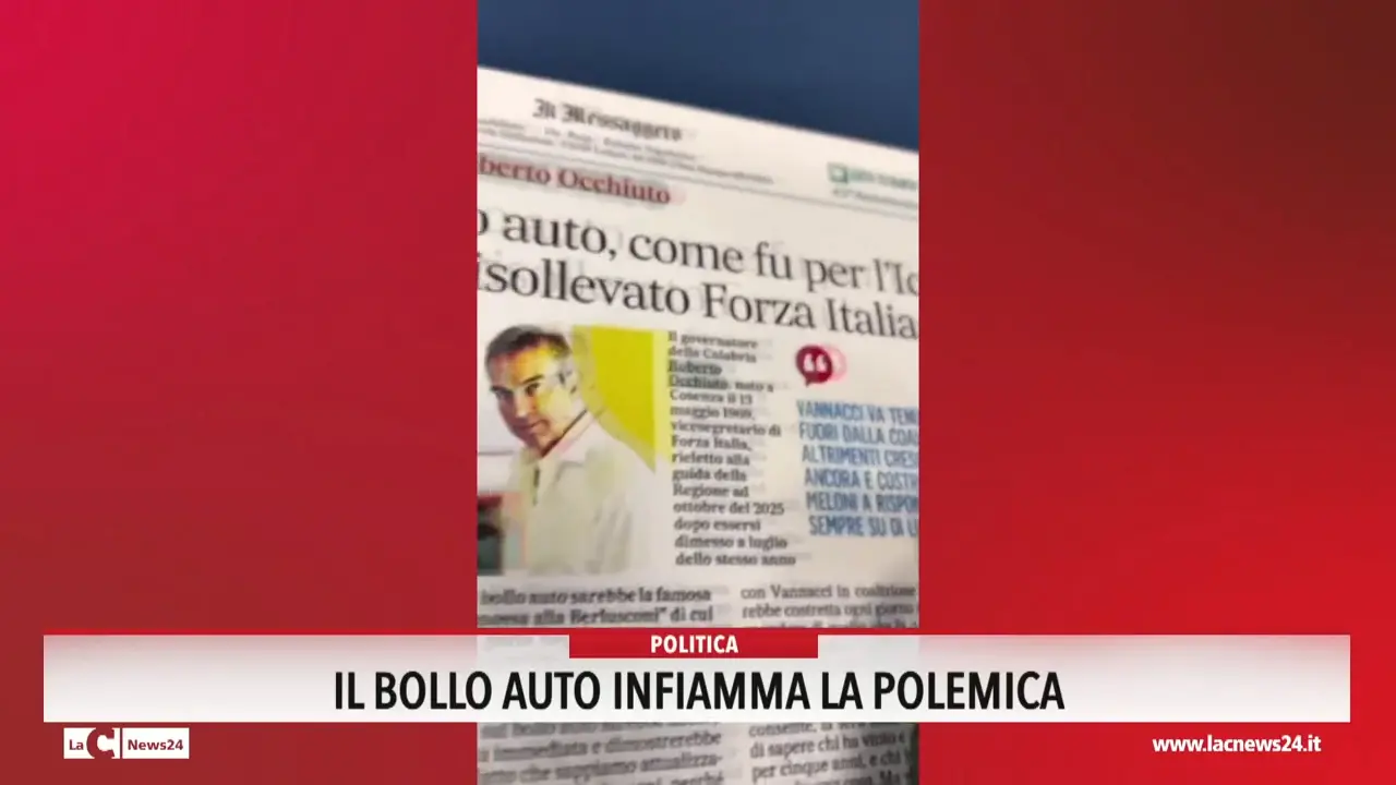 Il bollo auto infiamma la polemica