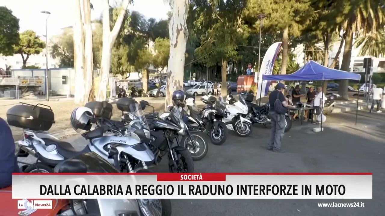 Reggio, sul lungomare il motoraduno interforze