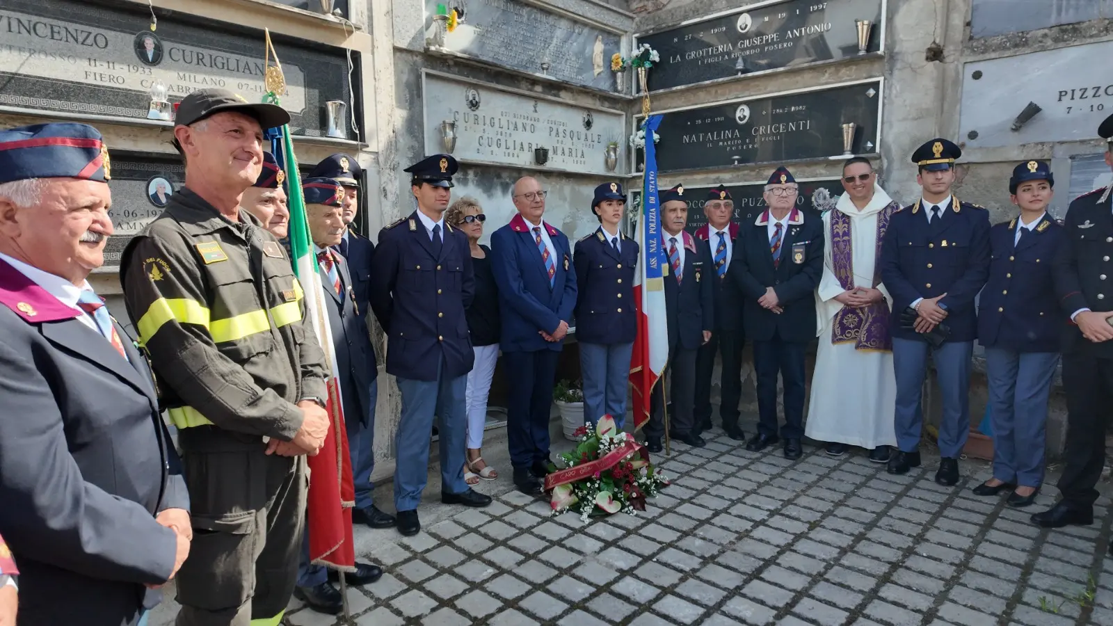Monterosso ricorda il brigadiere Vincenzo Curigliano che\u00A0morì durante i moti di Reggio Calabria\n