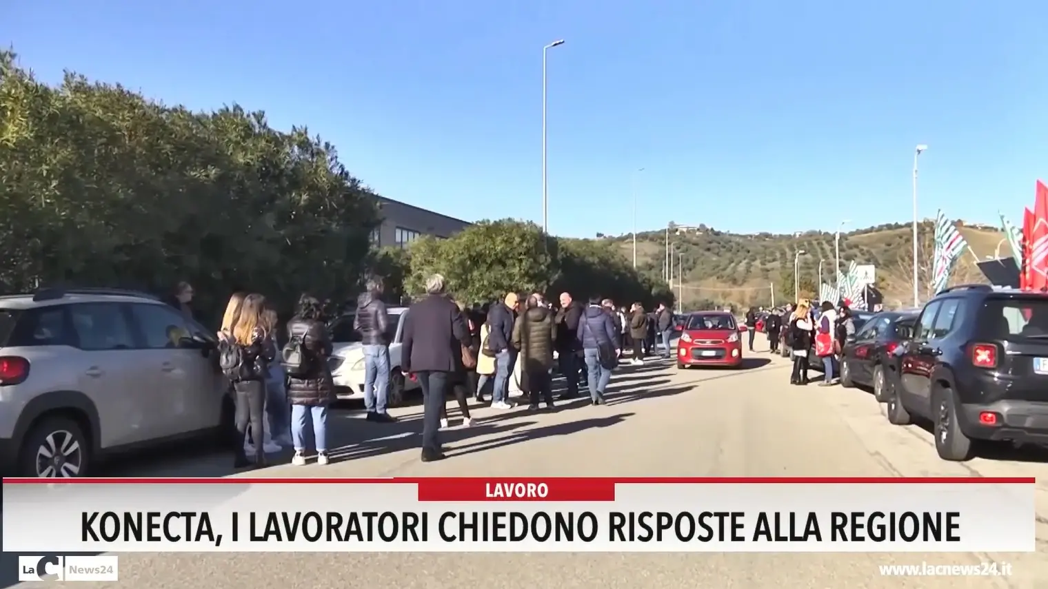 Konecta, i lavoratori chiedono risposte alla Regione