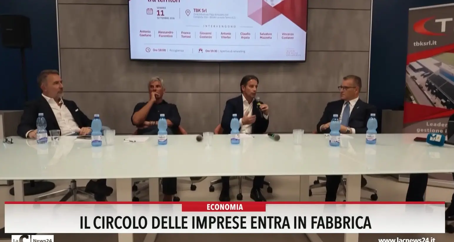 Il circolo delle imprese entra in fabbrica