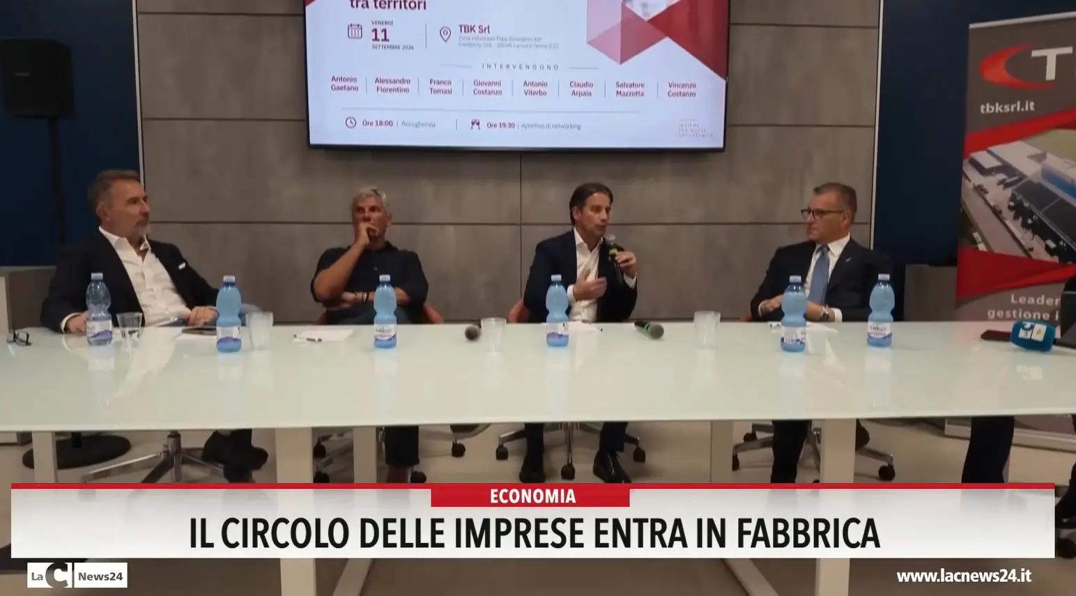 Il circolo delle imprese entra in fabbrica