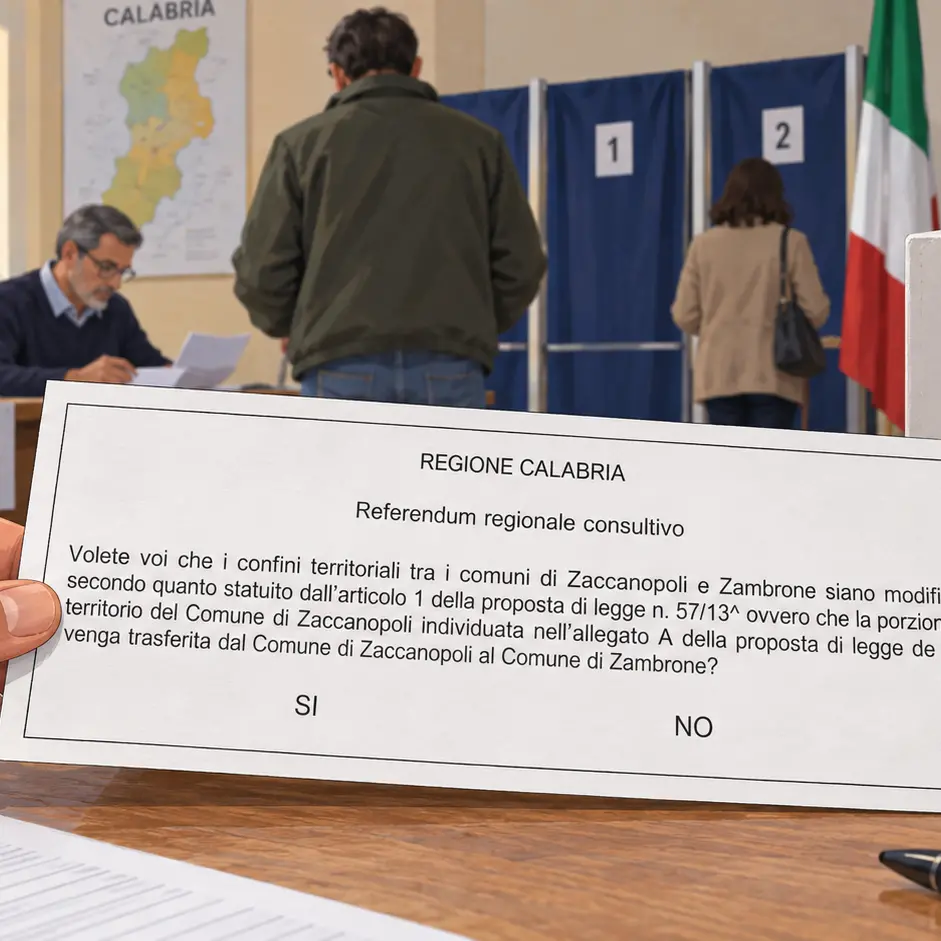 Modifica dei confini tra Zaccanopoli e Zambrone, un referendum (da 40mila euro) per 13 famiglie: al voto il 29 novembre\n