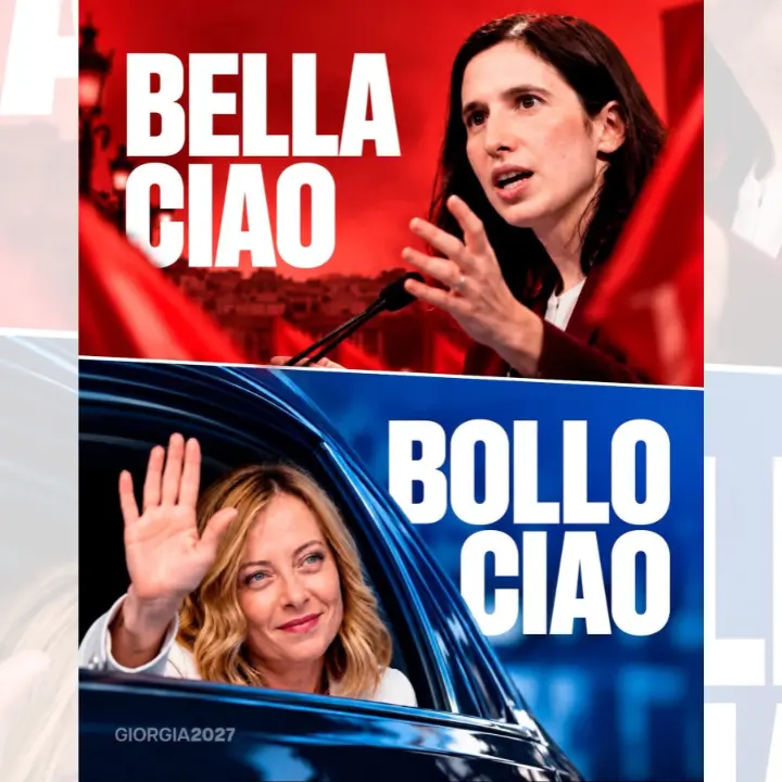 «Bollo Ciao» contro «Bella Ciao»: la politica trasformata in una (brutta) battuta da bar\n