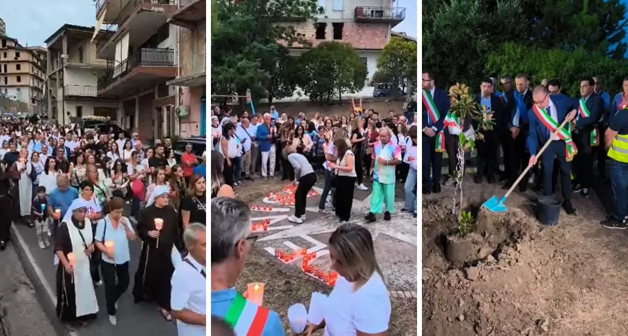 «Tutti abbiamo fallito»: centinaia di persone in piazza a Petilia contro la ’ndrangheta per l'addio a Denise Cosco\n