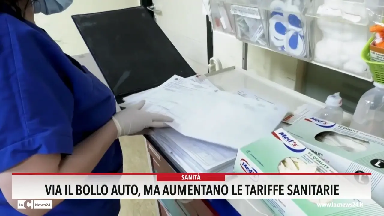 Via il Bollo auto, ma aumentano le tariffe sanitarie