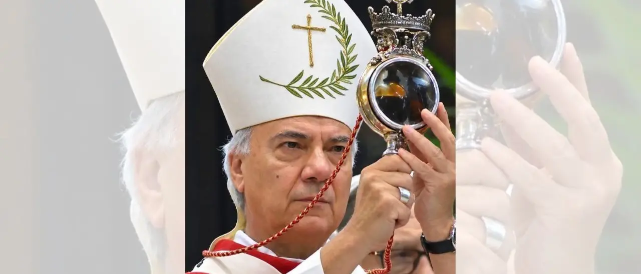 Il grido del cardinale Battaglia contro l’indifferenza:\u00A0«Il vero miracolo? Smettere di versare sangue»\n