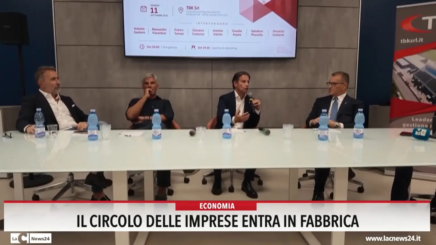 Il circolo delle imprese entra in fabbrica