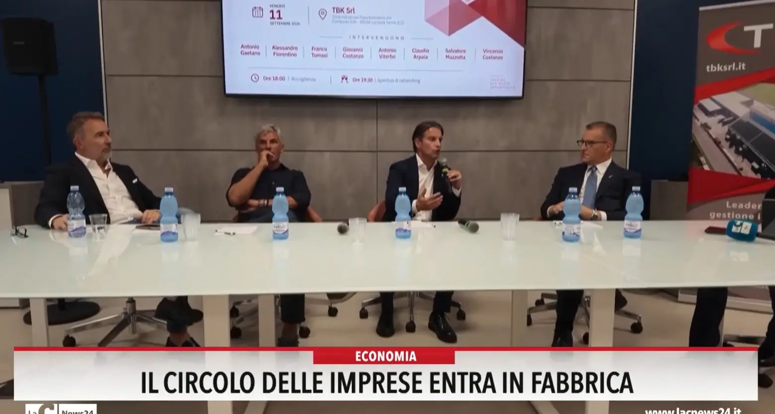 Il circolo delle imprese entra in fabbrica