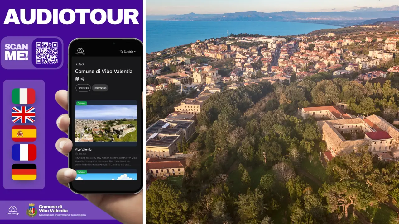 Vibo da ascoltare,\u00A0monumenti e itinerari sullo smartphone con AmuseApp: il Comune aderisce alla piattaforma delle audioguide\n\u00A0\n
