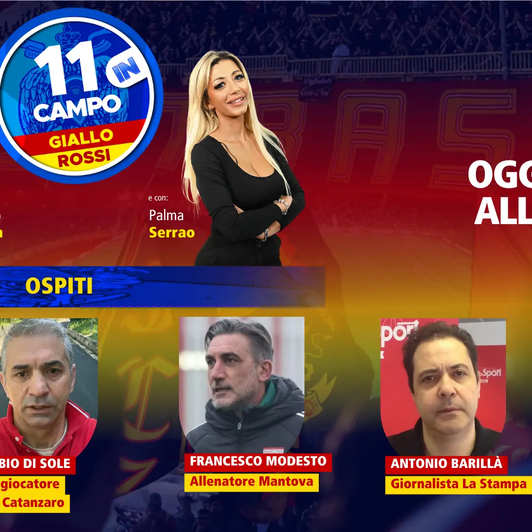 Us Catanzaro, allarme giallorosso dopo il ko con la Sampdoria: oggi il punto a “11 in Campo”\n