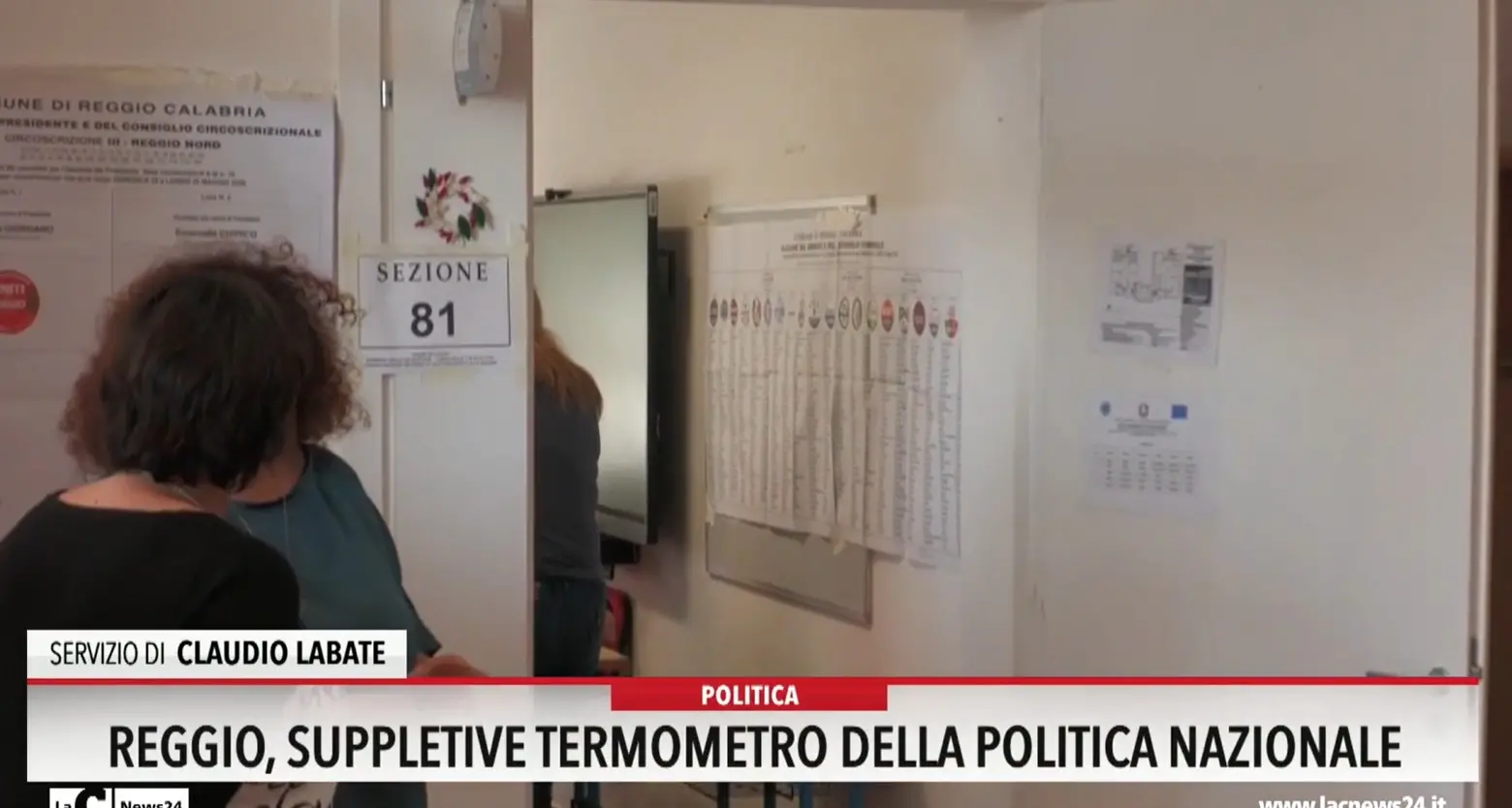 Reggio, le suppletive termometro della politica nazionale