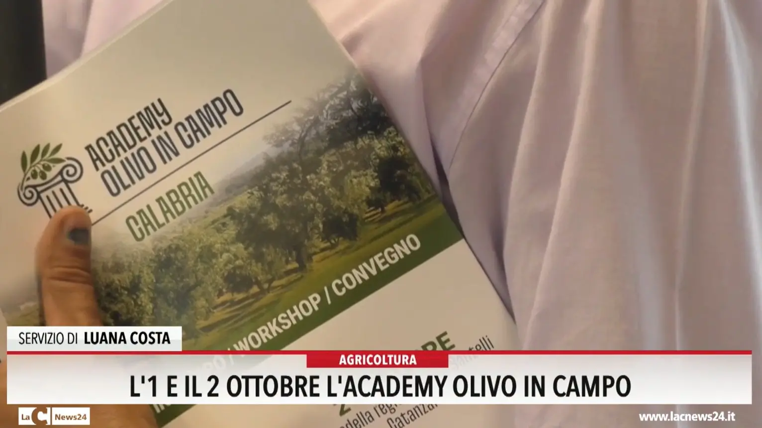 Ad ottobre arriva l'Academy olivo in campo