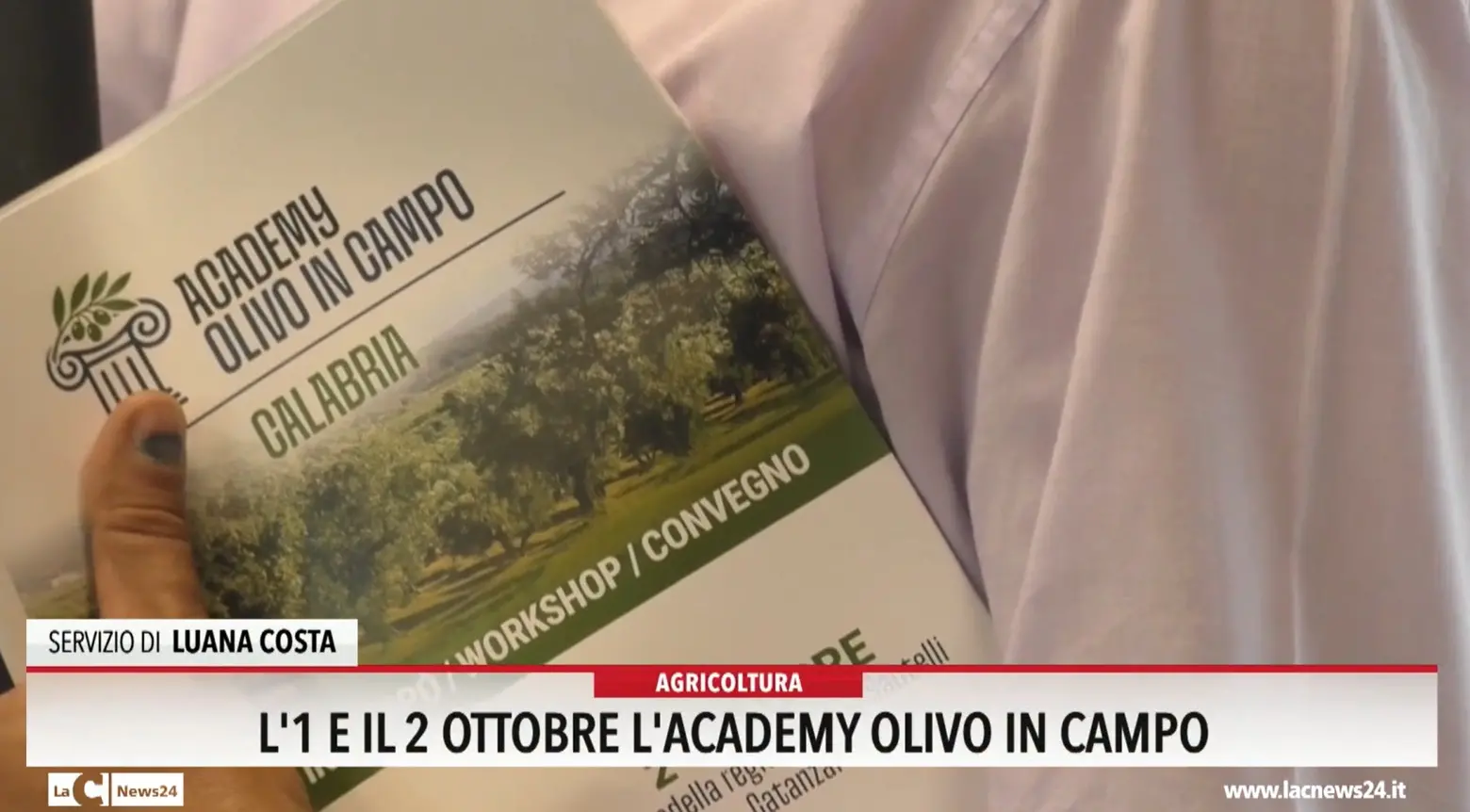 Ad ottobre arriva l'Academy olivo in campo