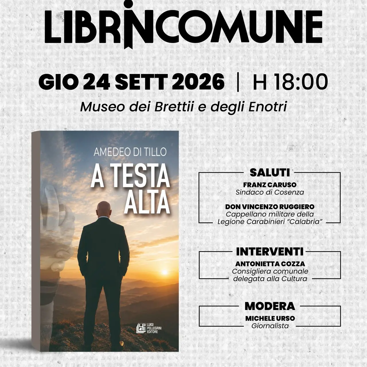 “A testa alta”, Amedeo Di Tillo racconta cadute, ripartenze e valori da trasmettere ai giovani\n