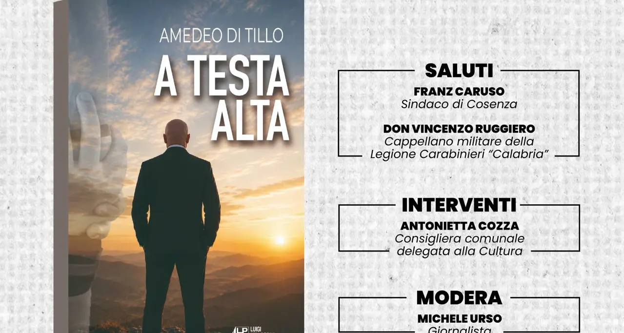 “A testa alta”, Amedeo Di Tillo racconta cadute, ripartenze e valori da trasmettere ai giovani\n