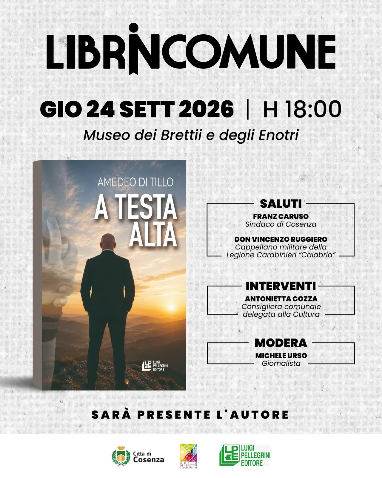 “A testa alta”, Amedeo Di Tillo racconta cadute, ripartenze e valori da trasmettere ai giovani\n