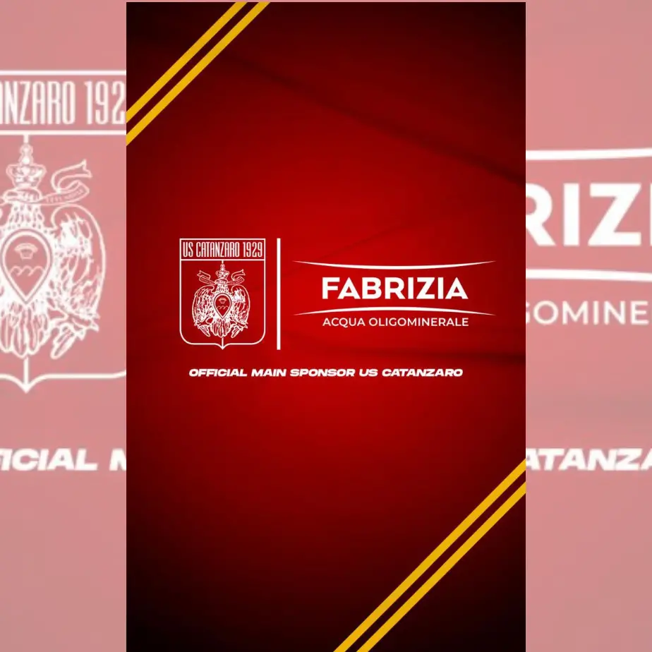 Acqua Fabrizia nuovo main sponsor del Catanzaro: il logo sulle maglie da gioco\n