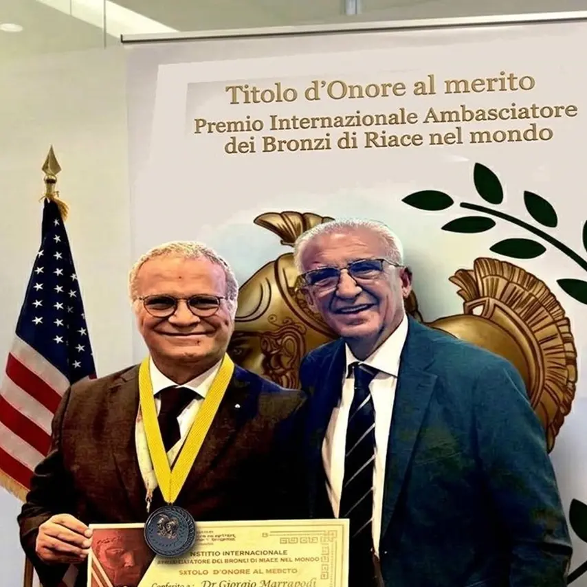 New York, il premio Internazionale “Ambasciatore dei Bronzi di Riace nel Mondo” a Giorgio Marrapodi\n\n\n