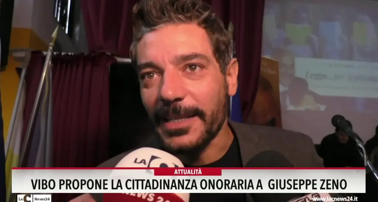 Vibo propone la cittadinanza onoraria a Giuseppe Zeno