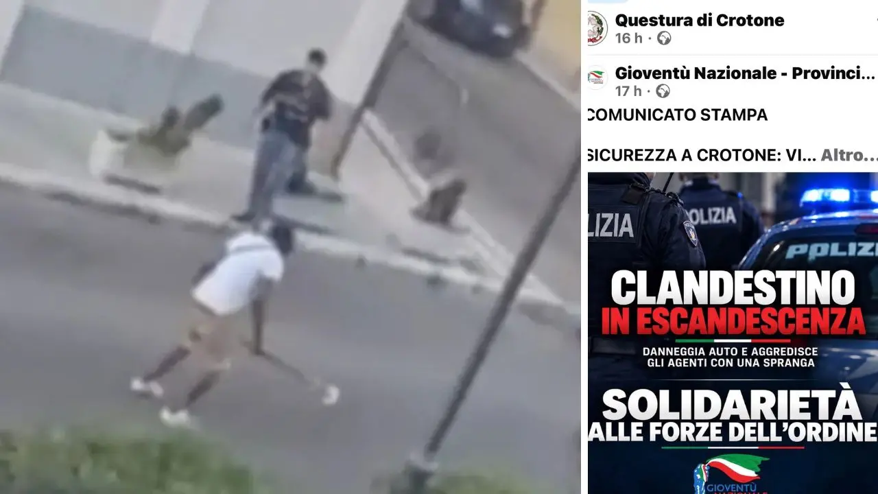 Post dei giovani di Fdi sui social della Questura di Crotone diventa un caso, Avs chiede l’intervento di Piantedosi\n