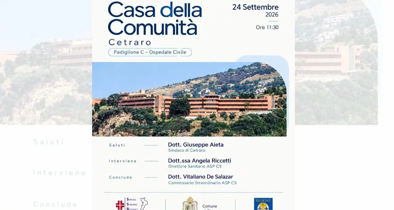 Cetraro, tutto pronto per l’inaugurazione della Casa di Comunità\n