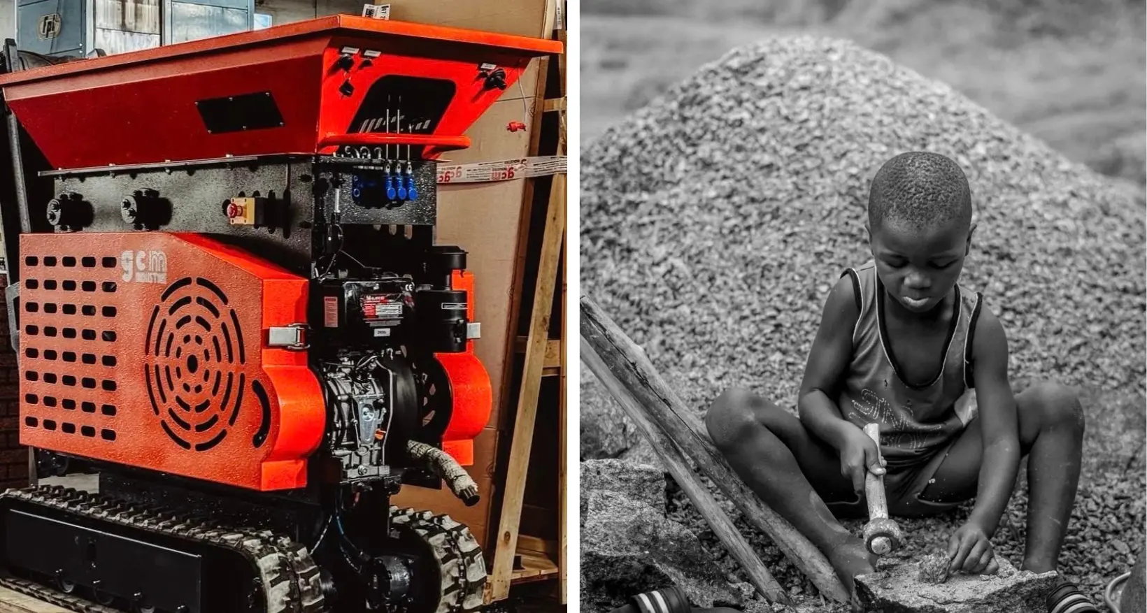 <p>Dalla Calabria al Benin, <span style=\"color:hsl(0, 75%, 60%);\">un frantoio per liberare i bambini spaccapietre </span>dal lavoro: la tecnologia di Bisignano arriva in Africa</p>
