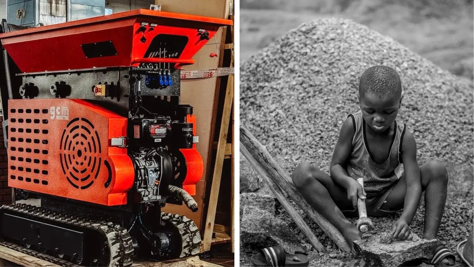 Dalla Calabria al Benin, un frantoio per liberare i bambini spaccapietre\u00A0dal lavoro: la tecnologia di Bisignano arriva in Africa\n