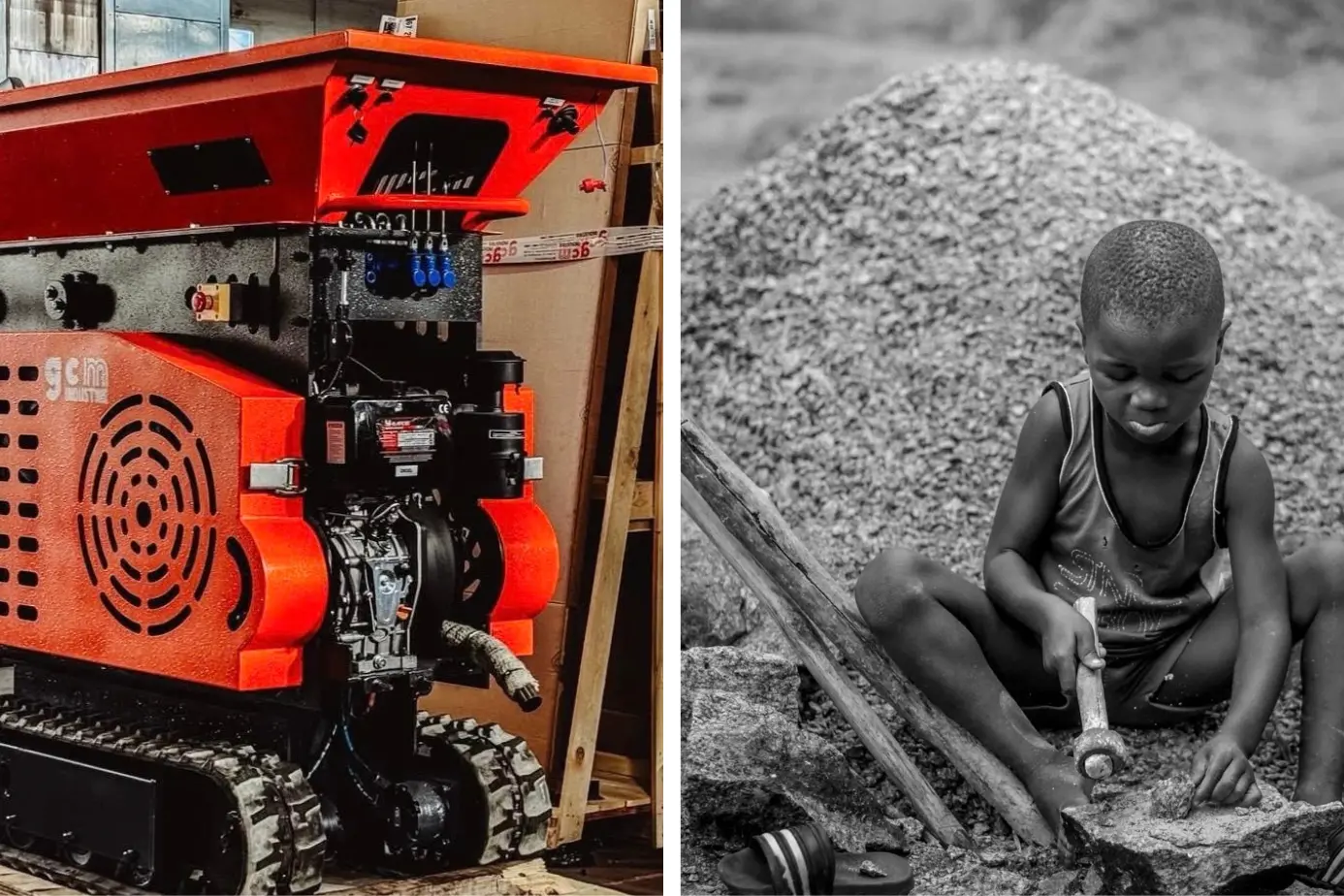 Dalla Calabria al Benin, un frantoio per liberare i bambini spaccapietre\u00A0dal lavoro: la tecnologia di Bisignano arriva in Africa\n