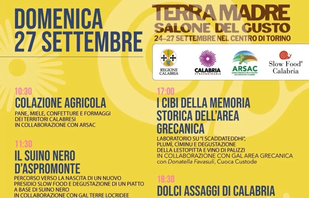 Gal\u00A0Terre Locridee torna al salone del Gusto Terra Madre di Torino\n