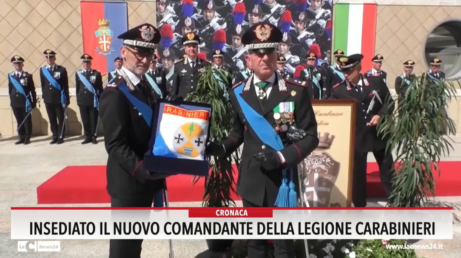 Insediato il nuovo comandante della Legione Carabinieri