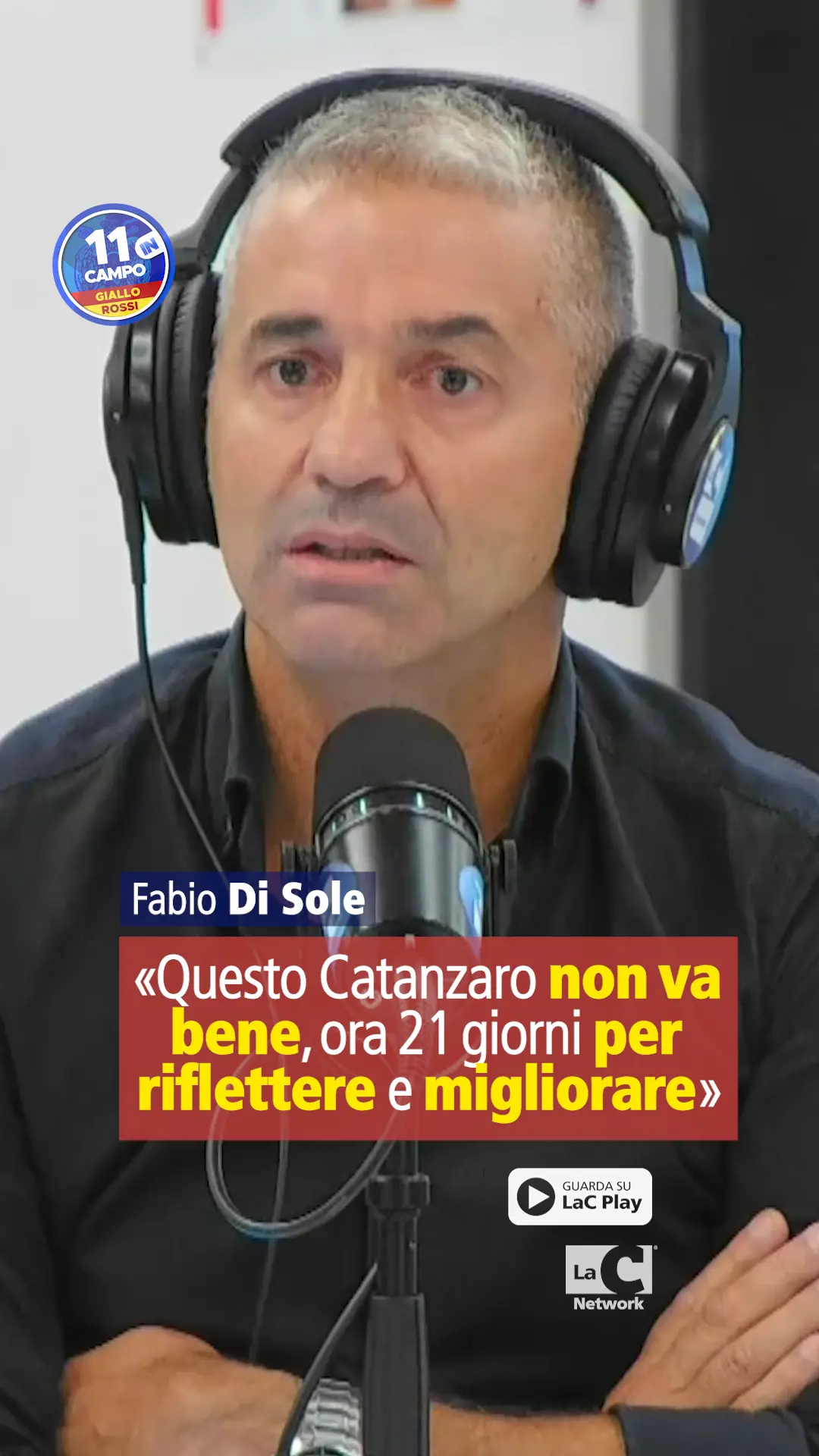 Fabio Di Sole: «Catanzaro, hai tre settimane per riflettere»