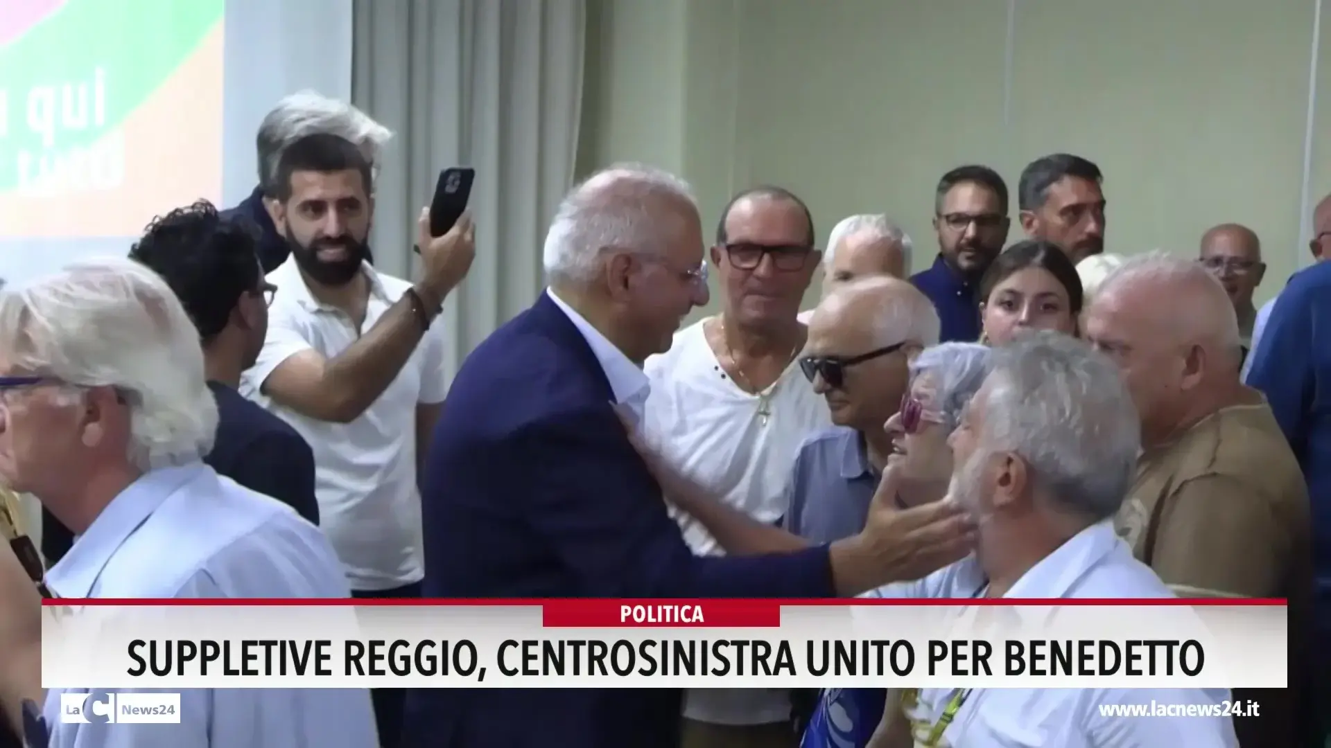 Suppletive Reggio, centrosinistra unito per Benedetto