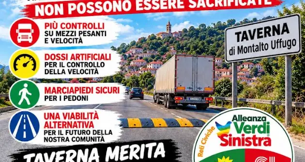 Taverna di Montalto, traffico e mezzi pesanti: «Servono controlli e soluzioni»\n