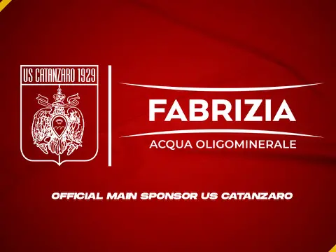 Acqua Fabrizia nuovo main sponsor e acqua ufficiale dell’US Catanzaro 1929