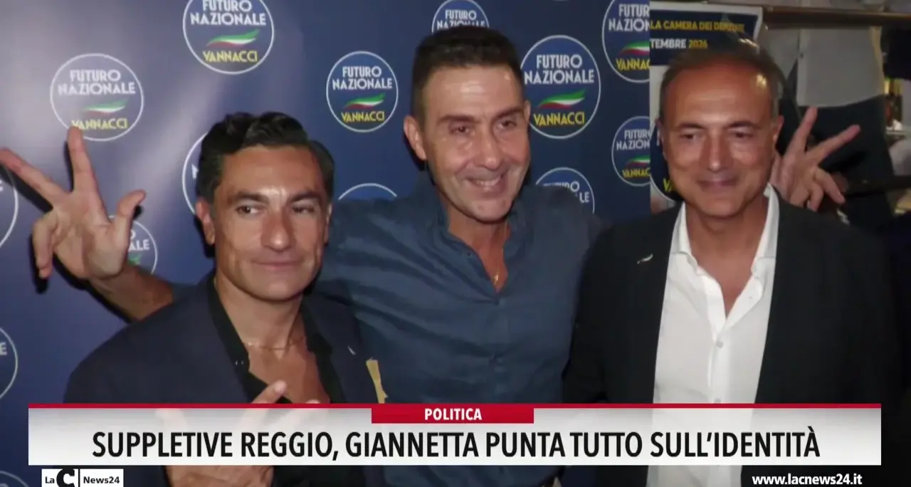 Suppletive Reggio, Giannetta punta tutto sull'identità