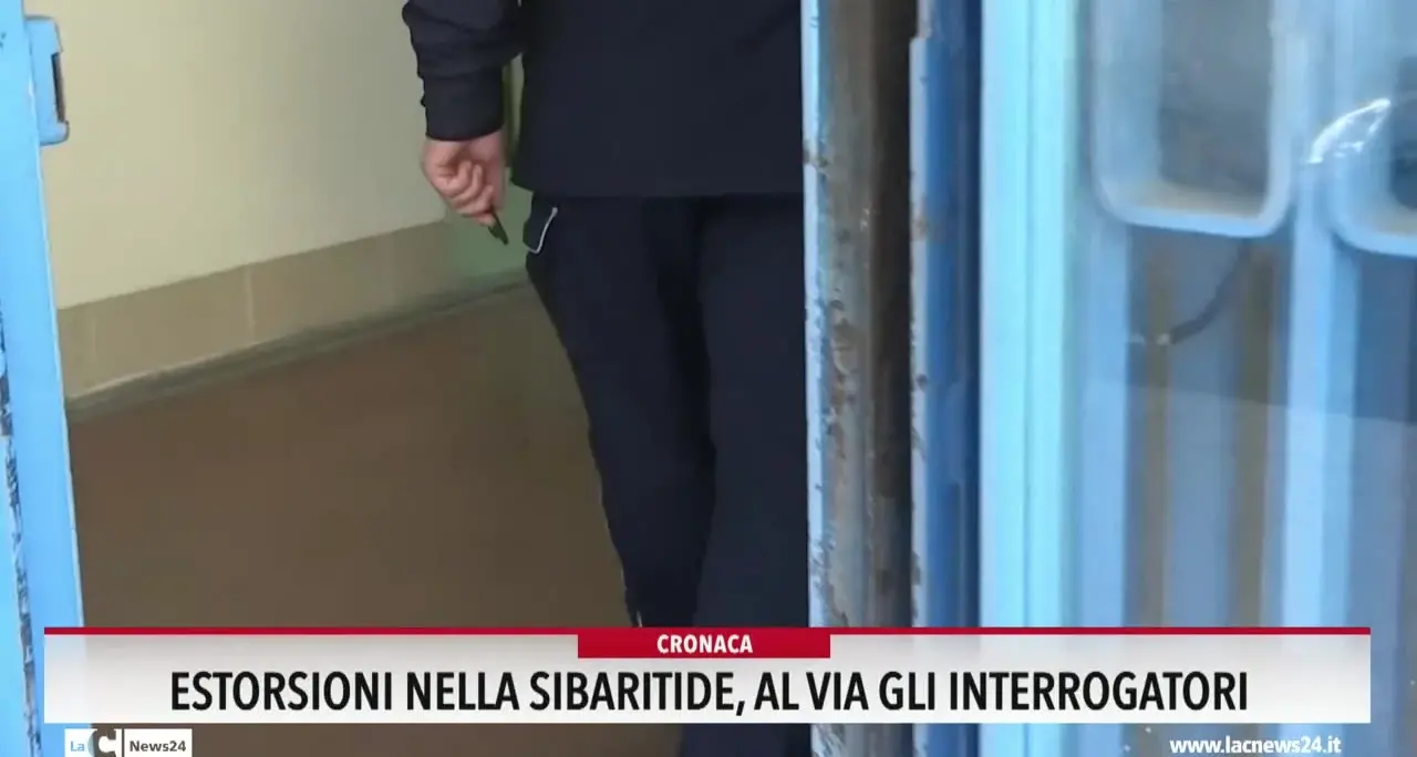 Estorsioni nella Sibaritide: al via gli interrogatori