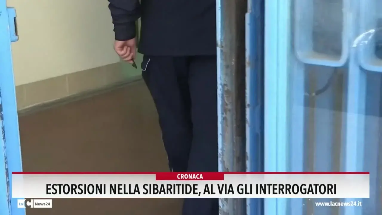 Estorsioni nella Sibaritide: al via gli interrogatori