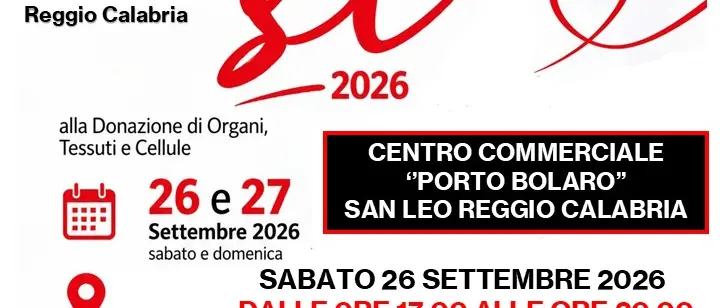 AIDO torna nelle piazze di Reggio: due presidi informativi per la Giornata nazionale del Sì\n